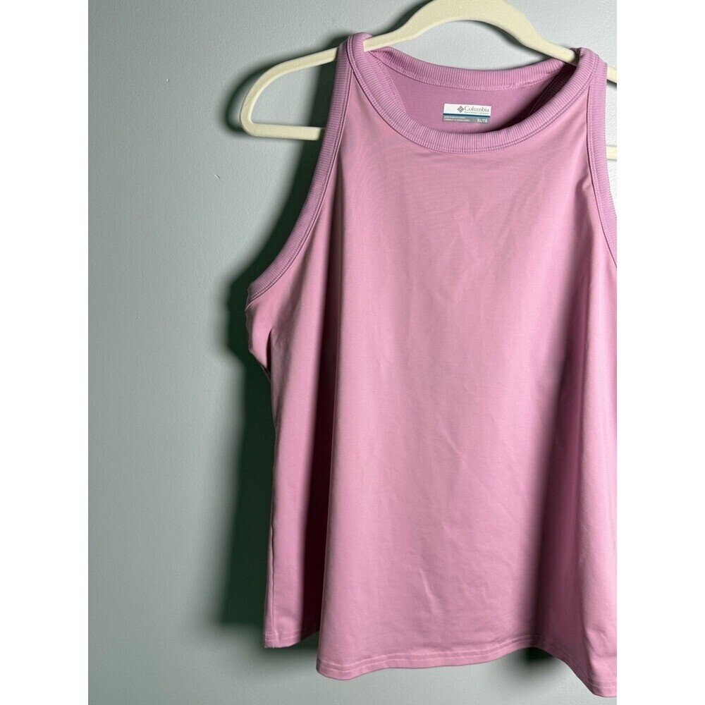 Columbia Women's Boundless Trek Technical Support Tank Top Pink XLarge Bra - Picture 3 of 12